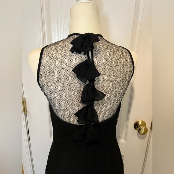 Custom made Reggie Brown black evening gown - size 4/6 - Picture 5 of 8